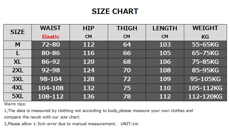 Men's Tactical Trousers Loose Casual Sweatpants